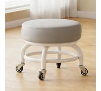 CYQQRDZSW Tabouret roulettes, a Pivotant à 360°, Petit de Travail pour Le Jardinage, Les Réparations au Garage, Nettoyage des Sols(Gray)