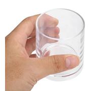 Cyrank 2pcs Gobelets à Boire, 200ml Gobelet En Acrylique Transparent Gobelets En Plastique Réutilisables Verres à Bière Ronds Verres à Boire En Acrylique Incassables(Clair)