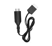 Cyrank Câble Adaptateur D'interface Multimédia HD pour Convertisseur PS1 PS2, pour Câble D'interface Multimédia PS1 vers HD Cordon De Convertisseur Vidéo De Console De Jeu Plug and Play pour PS2