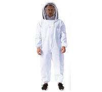 Cyrank Costume d'abeille, Costume d'abeille Professionnel pour Hommes Femmes Taille élastique Costume D'apiculture en Coton Doux Costume D'apiculteur avec Gant, Ne Contient Pas de Gants(XL)