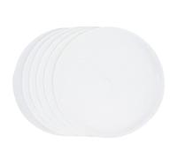 Cyrank Ensemble De Napperons Ronds, Ensemble De Napperons Tissés De 6 Sets De Table Blancs pour Table à Manger Sets De Table pour Table De Cuisine pour la Décoration De Cuisine à Domicile