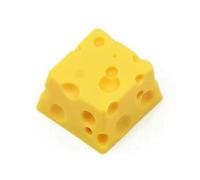 Cyrank Keycaps De Jeu, Jolis Porte-clés en Résine De Style Fromage Peints à la Main Exquis Durables Mignons Personnalisés Keycap pour Clavier D'ordinateur