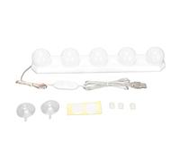 Cyrank Lampe De Maquillage, Miroir De Courtoisie Portable, Lumière LED sans Fil avec 5 Ampoules à Intensité Variable 3 Couleurs 10 Luminosité pour Coiffeuse Salle De Bain Dressing
