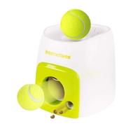 Cyrank Lanceur Automatique De Balle pour Chien, Machine Interactive De Lancement De Balle De Tennis pour, Jouet D'enrichissement pour Usage Intérieur, Lanceur de Balle pour