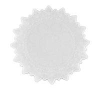 Cyrank Moule De Plateau Rond en Résine, Grands Moules en Résine, Plateau De Fruits Rond, Moule De Moulage en Silicone, Bricolage Réutilisable, Facile à Nettoyer, Assiette De Fruits(D)