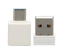 Cyrank Souris Jiggler, Dispositif De Déplacement De Souris USB en Métal Indétectable, Secoueur De Souris Automatique, Simulateur De Souris, pour Garder L'ordinateur Portable éveillé(Blanc)