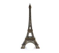 Cyrank Tour Eiffel, métal Tour Eiffel Statue décoration métal Paris Alliage de Zinc Eiffel Paris modèle Statue réplique Stand Collectable Statue réplique(25CM)