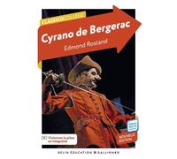 Cyrano de bergerac Comédie héroïque en cinq actes, en vers - Edmond Rostand - Belin Education - Gallimard - broché - Scolaire / Universitaire