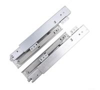 CYRENT 1 paire de glissières de tiroir à montage inférieur, extension complète de 550 mm/600 mm, fermeture douce, roulement à billes de 40 kg, glissières cachées pour armoire de cuisine (55 cm)