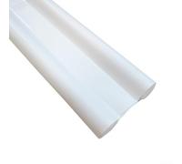 CYRENT Bande d'étanchéité pour porte double sous la porte - Réglable - Isolation acoustique - 96 cm - Pour intérieur et extérieur - Pour chambre à coucher, bureau - Blanc