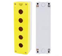 CYRENT Bellmei Boîtier de contrôle industriel IP65 étanche à l'eau, boîtier de commutateur à bouton-poussoir fabriqué en ABS + PC résistant avec joint en caoutchouc pour la protection contre