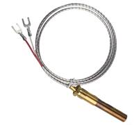 CYRENT Capteur thermopile de rechange pour cheminée à gaz, 61 cm, en métal, haute sensibilité, mesure 600 °C, chauffage au propane, friteuse à eau chaude, pilote de détection de température fiable
