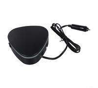 CYRENT Chauffage de voiture 12 V - Dégivrage rapide - Portable - Désembuage - Antibuée - Dégivreur compact avec modes d'air chaud et froid - Pour l'hiver et l'été - Pour les voyages en voiture