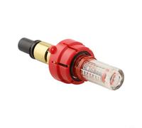 CYRENT Débitmètre et régulateur pour collecteur de chauffage au sol réglable en laiton (3/8)