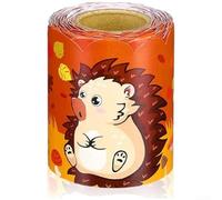 CYRENT Décorations de tableau d'affichage citrouille pour décoration de salle de classe - Autocollants orange saisonniers - Facile à découper - 20,3 x 12,7 x 12,7 cm (d)