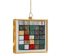 CYRENT Décorations vintage en plastique à suspendre pour sapin de Noël avec console de jeu, panneau de signalisation routière et machine d'arcade (C)