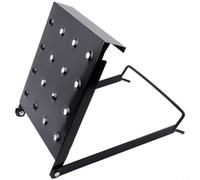 CYRENT Échelle pliante multifonction en aluminium argenté - Outil télescopique et étagère de rangement pour usage domestique (emballage individuel) (noir)