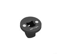 CYRENT Ensemble d'adaptateurs de douille de conducteur à impact bas en acier traité thermiquement - Support magnétique sécurisé antidérapant - Taille 1/4 à 1" - Noir - Pour espaces étroits mécaniques