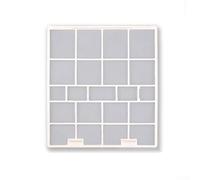 CYRENT Filtre de rechange anti-poussière pour climatiseur, mini unité intérieure divisée pour grilles de retour d'air (34 x 38 cm)