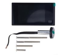 CYRENT Judas de porte numérique HD 3,5" - Grand angle de 120 degrés - Sonnette vidéo de sécurité - Mini œil de porte électronique intelligent
