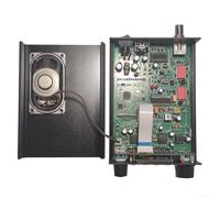 CYRENT Kit récepteur PLL R60 FM transmission bande aéronautique 88-108MHz 118-136MHz avec boîtier en métal STC8H8K64U pour écran OLED