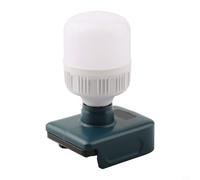 CYRENT Lampe de travail LED sans fil 12 W pour batterie Bosch 18 V, projecteur portable avec ampoule E27, 150-1500 lumens, spot réglable pour chantier, réparation, camping et urgence