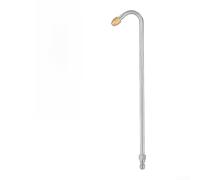 CYRENT Lance de pulvérisation incurvée en acier inoxydable avec buse de ventilateur à connexion rapide 25° pour lavage de voiture (longue baguette 120° U)