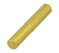 CYRENT Lot de 1 fraise à défoncer en émeri brasée sous vide avec tige de 1,27 cm pour granit, marbre, pierre, profilage des bords (n°1)
