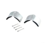 CYRENT Lot de 2 échasses de rechange en alliage d'aluminium pour cloison sèche, plâtrage, peinture, câblage, argent, 15 cm x 8,4 cm