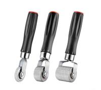 CYRENT Lot de 3 rouleaux de couture avec poignée en plastique - Rouleaux de pression 6/20/40 mm pour réparation de pneus et amortissement sonore