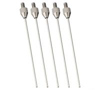 CYRENT Lot de 5 points de contact d'aiguille en acier inoxydable, pointe de 1 x 50 mm, filetage M2,5 pour indicateur de profondeur