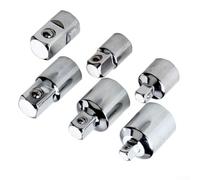 CYRENT Lot de 6 adaptateurs de liquet - Convertisseur de douilles 1/2 à 3/8 1/4 - Mandrin à changement rapide pour extracteur d'écrous à impact - Fixation automatique