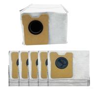 CYRENT Lot de 6 sacs à poussière de 3,3 l pour aspirateur Eufy Omni Robot - Filtration 4 couches - Tissu non tissé - Haute capacité - Remplacement pour poils d'animaux et nettoyage de la maison
