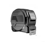 CYRENT Mètre ruban en acier fluorescent 5/7,5/10 mètres mécanisme autobloquant pour une haute visibilité dans des conditions de faible luminosité Poignée ergonomique (B)