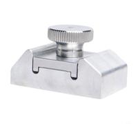 CYRENT Pince de support de papier abrasif - Outil de polissage manuel en alliage d'aluminium pour le modélisme et les travaux manuels (taille L)