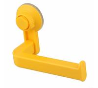 CYRENT Porte-serviettes de salle de bain à ventouse en matériau ABS - Distributeur mural sécurisé pour cuisine et toilettes - Installation sans perçage - Peut contenir des rouleaux de papier moderne