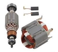 CYRENT Rotor Stator Jeu de balais de carbone pour Makita-HR4001C/HR4010C/HR4011C, pièces de rechange pour outils électriques, numéro de pièce 5138884/6257586