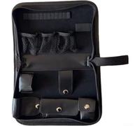 CYRENT Sac organisateur d'outils de golf, étui de voyage en cuir pour | Sac de golf portable en cuir avec compartiments organisés. Parfait pour le transport, les voyages et le stockage.