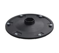 CYRENT Tête de coupe pour tondeuse à gazon compatible avec Dreame pour A1 pour A1-Pro pour A2 pour Mova 600 1000 - Disque de rechange en polypropylène noir - 190,3 x 29,3 mm - Facile à installer