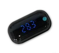 CYRENT Thermomètre numérique pour aquarium avec écran tactile LED, capteur précis ± 0,1 °C pour la température de l'eau de l'aquarium, batterie longue durée de 12 mois