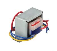 CYRENT Transformateur EI48 AC 220 V vers 6 V 9 V haute performance Convertisseur de puissance ignifuge ABS entièrement en cuivre isolé sous vide pour projets électroniques (double sortie 9 V)