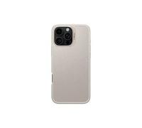 Cyrill Kajuk - Coque de protection pour téléphone portable - compatibilité avec MagSafe - cuir végétalien (PU), polyuréthanne thermoplastique (TPU) - crème - pour Apple iPhone 16 Pro Max G