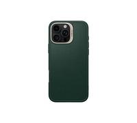 Cyrill Kajuk - Coque de protection pour téléphone portable - compatibilité avec MagSafe - polyuréthanne thermoplastique (TPU), cuir PU - vert forêt -