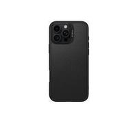 Cyrill Kajuk - Coque de protection pour téléphone portable - compatibilité avec MagSafe - polyuréthanne thermoplastique (TPU), cuir vegan - noir -