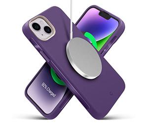 CYRILL par Spigen Ultra Color Mag Compatible avec iPhone 14 Plus (6,7") [Compatible avec MagSafe] Charge magnétique sans Fil Fine Coque de Protection pour iPhone 14 Plus - Taro