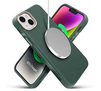 CYRILL Spigen Ultra Color Mag Compatible avec iPhone 14 Plus (6,7") [Compatible avec MagSafe] Charge magnétique sans Fil Fine Coque de Protection pour iPhone 14 Plus - Kale