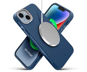 CYRILL Spigen Ultra Color Mag Compatible avec iPhone 14 Plus (6,7") [Compatible avec MagSafe] Charge magnétique sans Fil Fine Coque de Protection pour iPhone 14 Plus - Coast