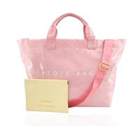 Cyrrhene Sac fourre-tout pour femme, sac fourre-tout en PVC pour femme, sac à main en papier kraft transparent, bandoulière amovible de grande capacité, sac à main Hobo à 2 poches à l'extérieur