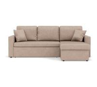 Bestmobilier Cyrus - Canapé d'angle réversible 4 Places - Convertible avec Coffre - en Simili