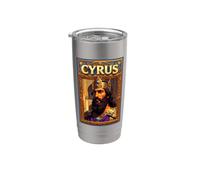Cyrus le grand roi persan Gobelet isotherme en acier inoxydable double paroi